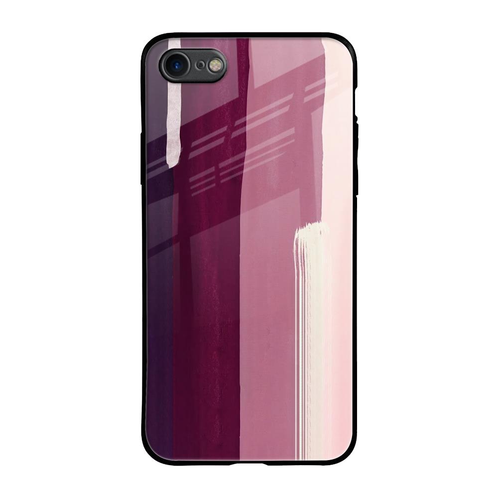 Brush Stroke Art iPhone SE 2020 Glass Back Cover Online