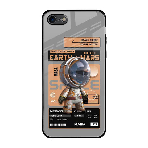 Space Ticket iPhone SE 2020 Glass Back Cover Online