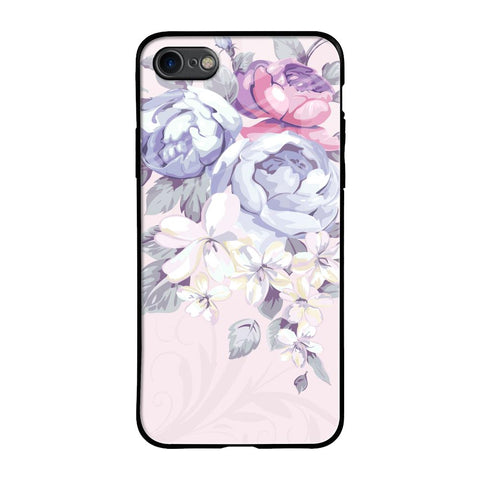 Elegant Floral iPhone SE 2020 Glass Back Cover Online