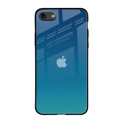 Celestial Blue iPhone SE 2020 Glass Back Cover Online