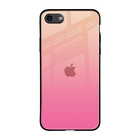 Pastel Pink Gradient iPhone SE 2020 Glass Back Cover Online