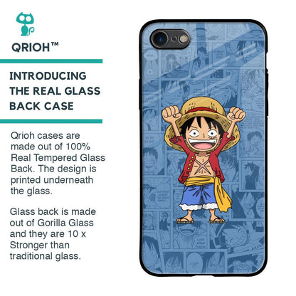 Chubby Anime Glass Case for iPhone SE 2020