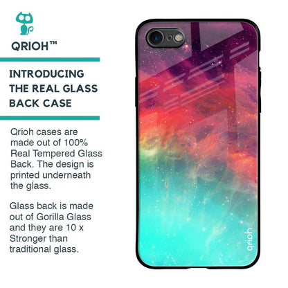 Colorful Aura Glass Case for iPhone SE 2020