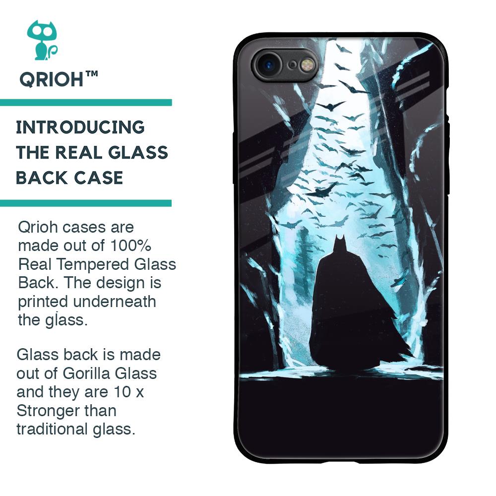 Dark Man In Cave Glass Case for iPhone SE 2020
