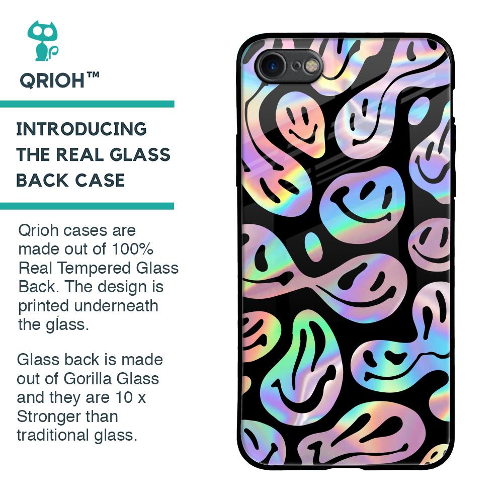 Acid Smile Glass Case for iPhone SE 2020