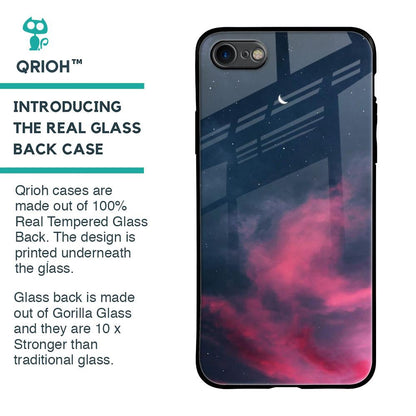 Moon Night Glass Case For iPhone SE 2020