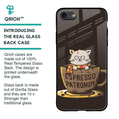 Tea With Kitty Glass Case For iPhone SE 2020