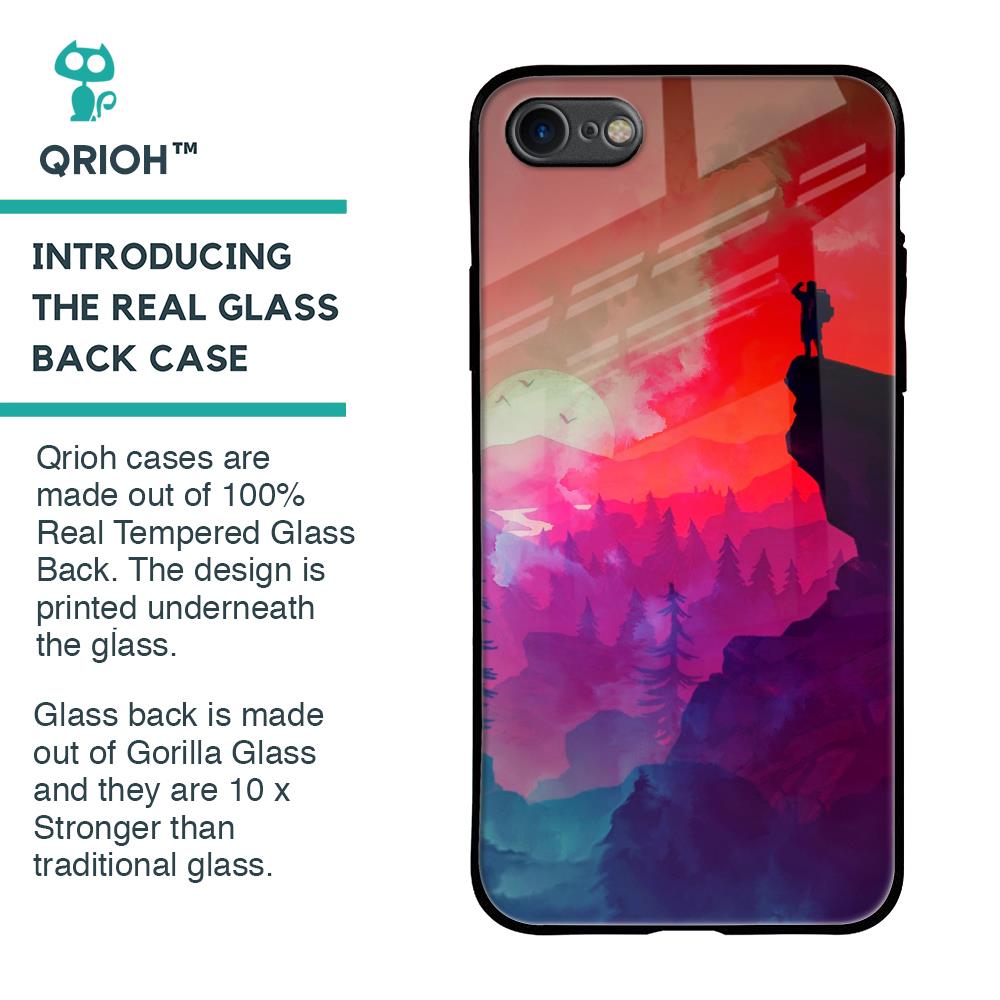 Dream So High Glass Case For iPhone SE 2020