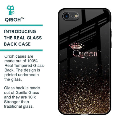 I Am The Queen Glass Case for iPhone SE 2020