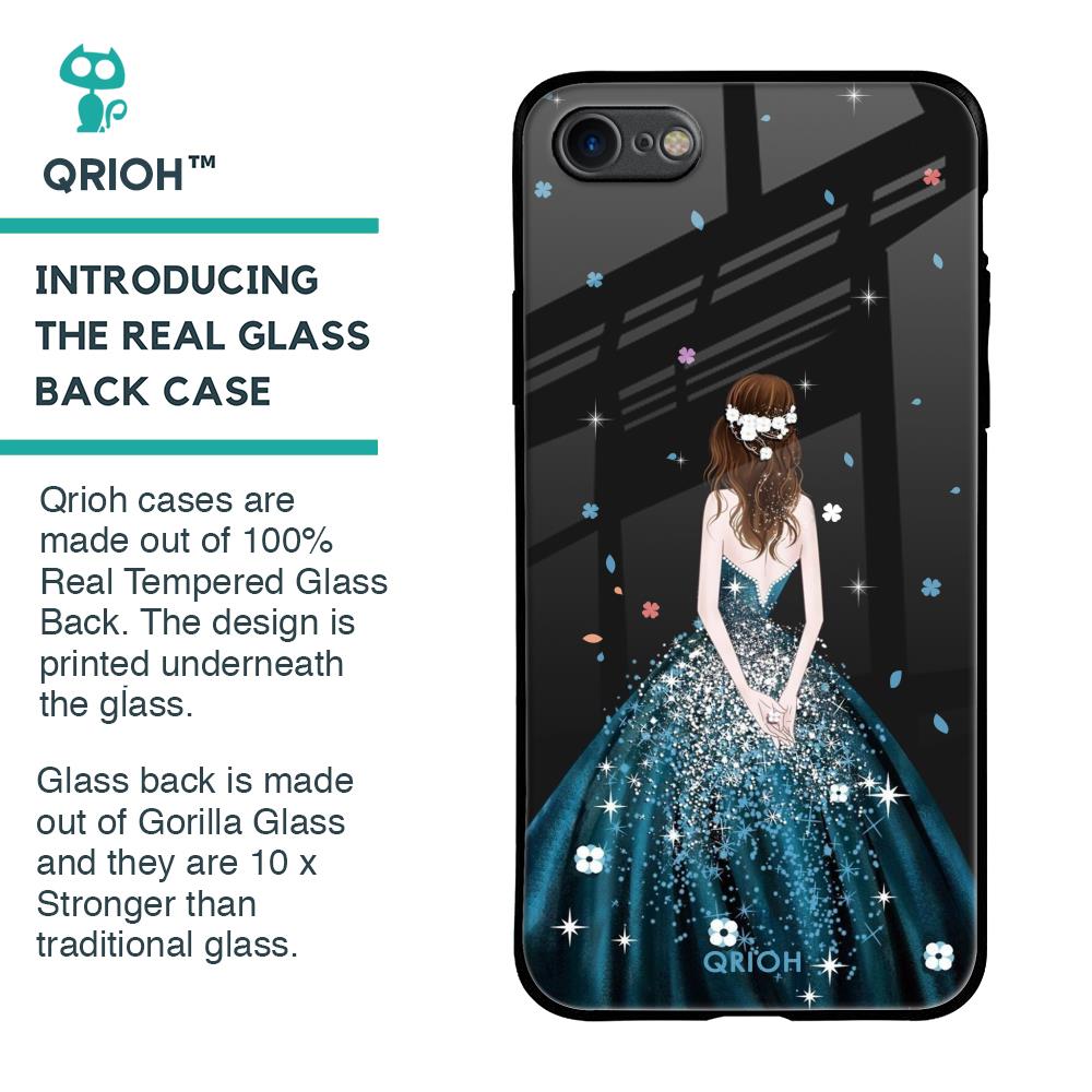 Queen Of Fashion Glass Case for iPhone SE 2020