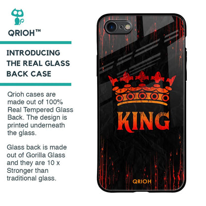 Royal King Glass Case for iPhone SE 2020