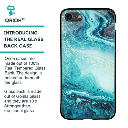 Sea Water Glass Case for iPhone SE 2020