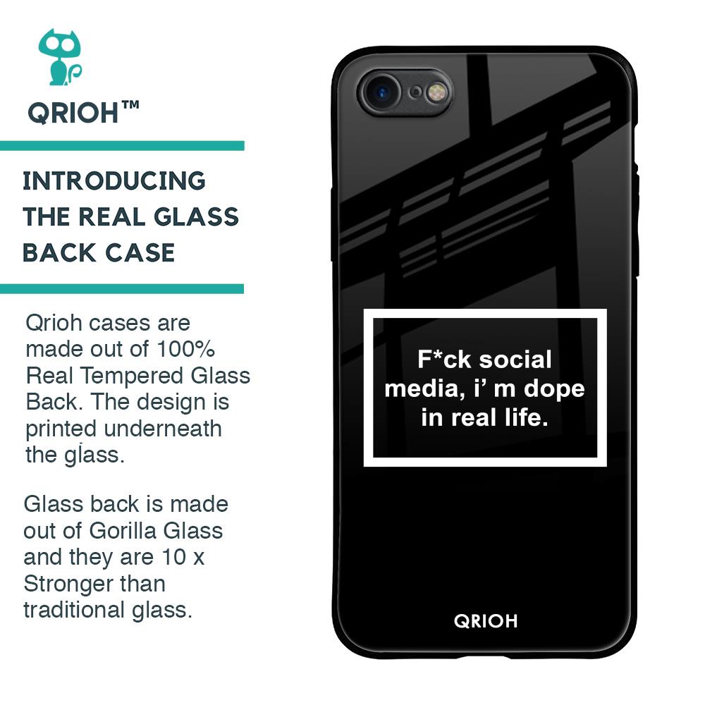 Dope In Life Glass Case for iPhone SE 2020