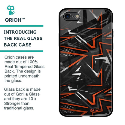 Vector Art Glass Case for iPhone SE 2020