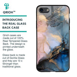 Marble Ink Abstract Glass Case for iPhone SE 2020