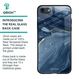 Deep Ocean Marble Glass Case for iPhone SE 2020