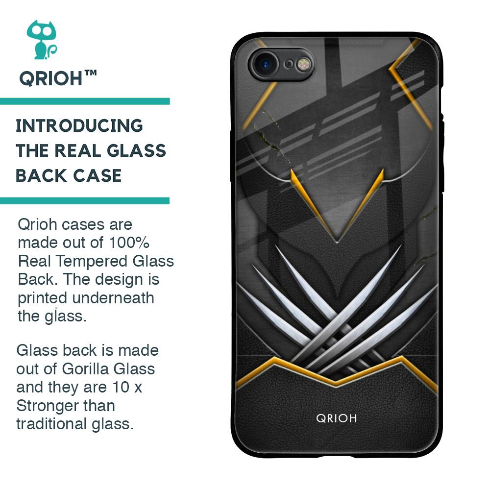 Black Warrior Glass Case for iPhone SE 2020