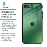 Green Grunge Texture Glass Case for iPhone SE 2020