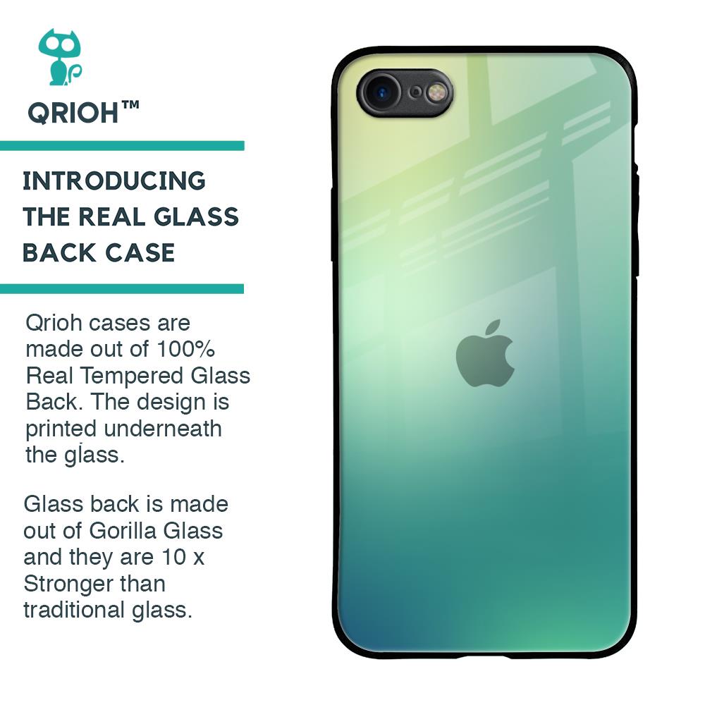 Dusty Green Glass Case for iPhone SE 2020