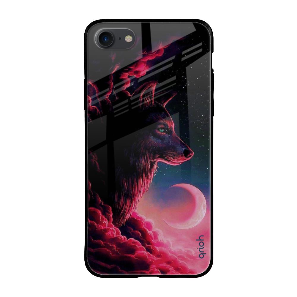 Moon Wolf Apple iPhone SE 2020 Glass Cases & Covers Online