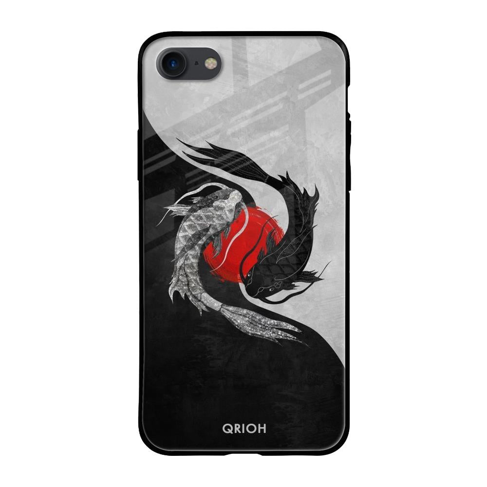 Japanese Art Apple iPhone SE 2020 Glass Cases & Covers Online