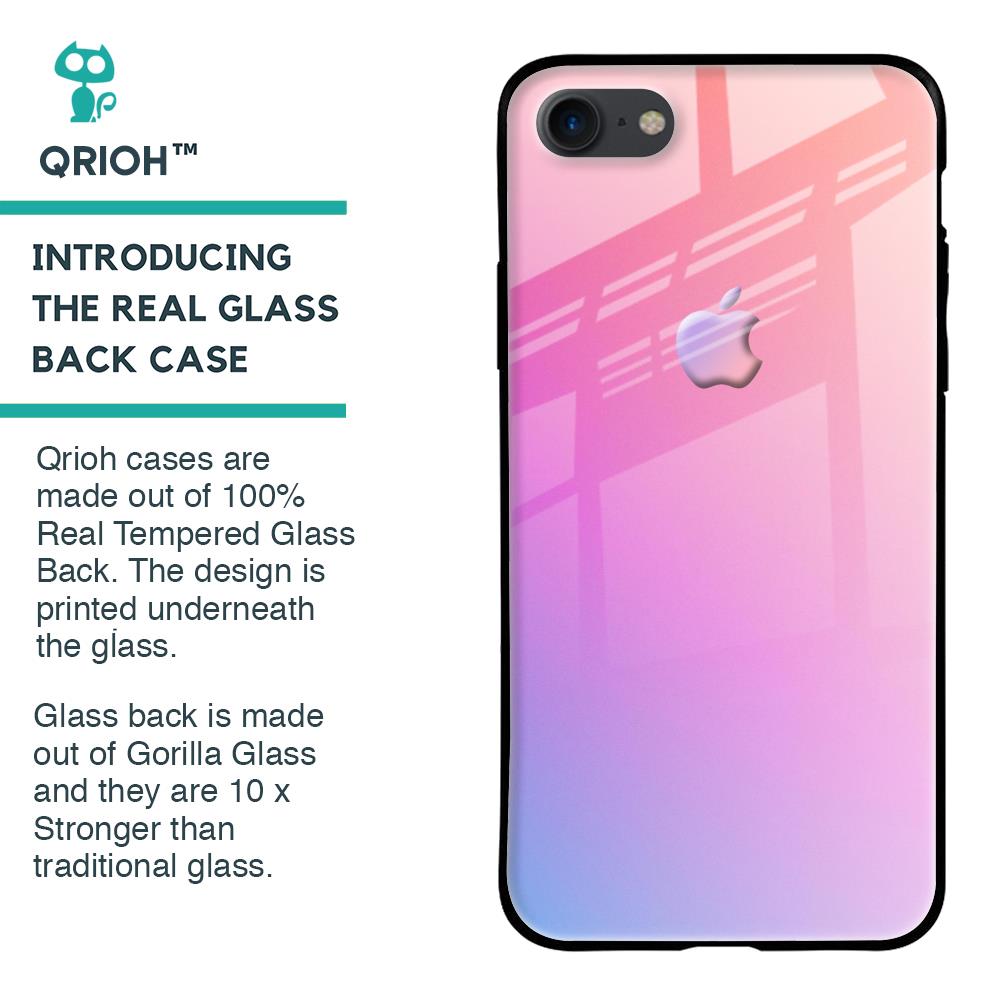 Dusky Iris Glass case for iPhone SE 2020