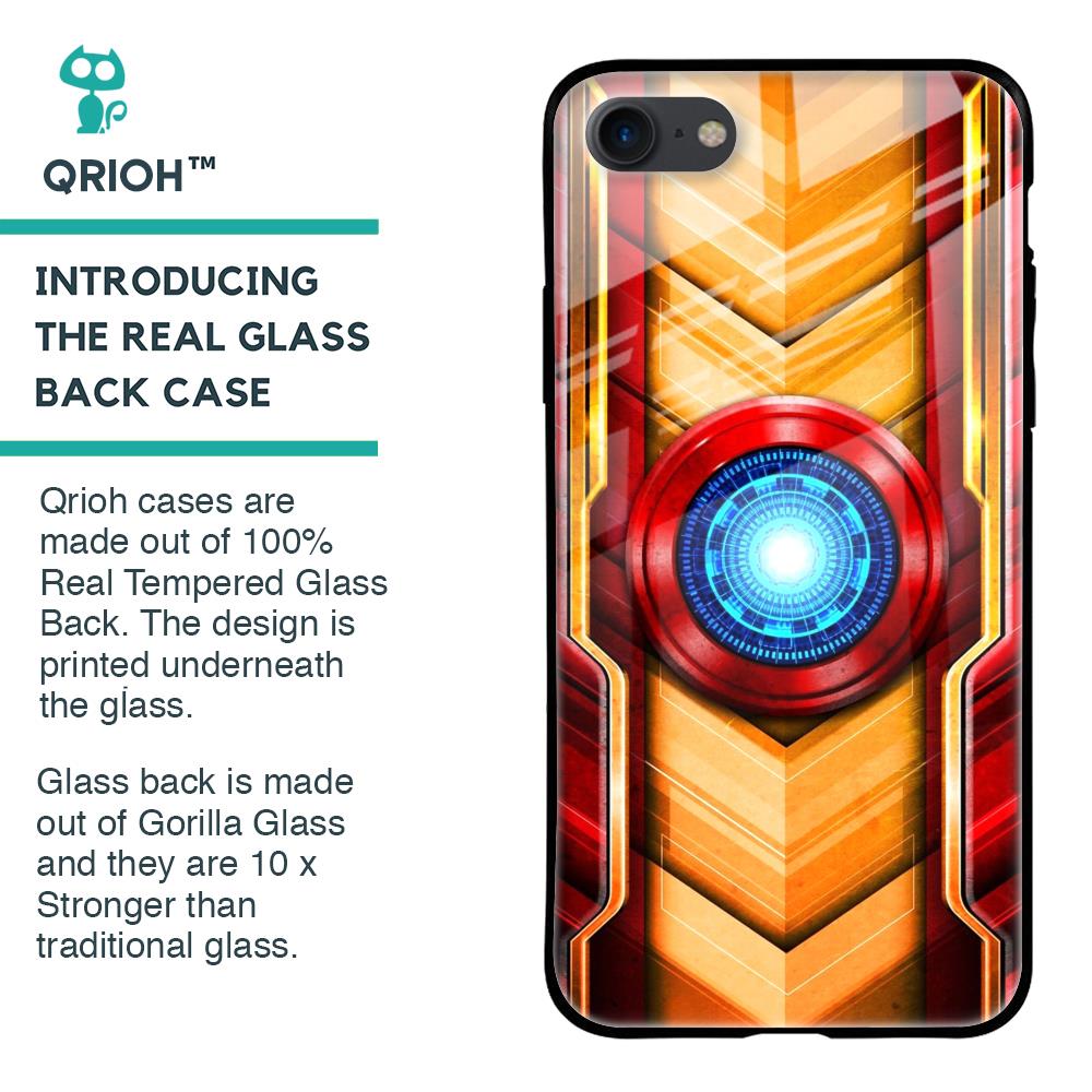 Arc Reactor Glass Case for iPhone SE 2020