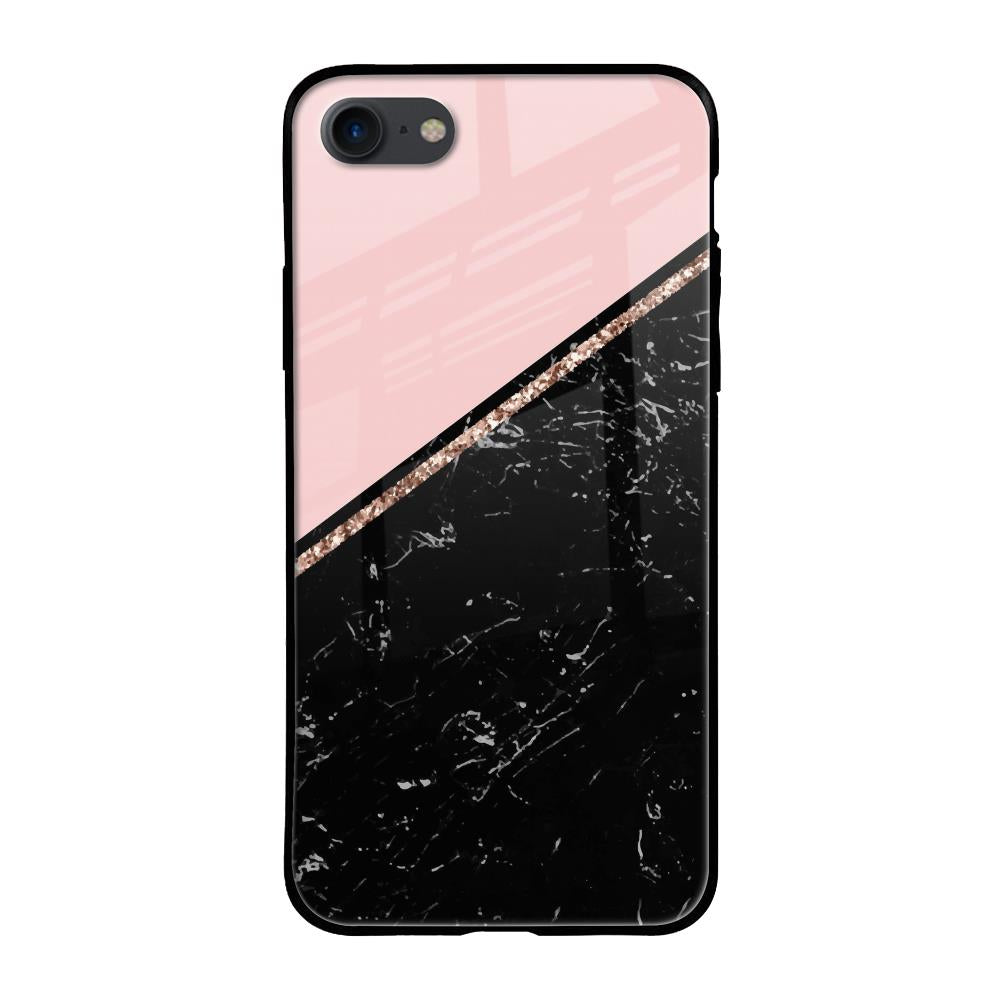 Marble Texture Pink iPhone SE 2020 Glass Cases & Covers Online