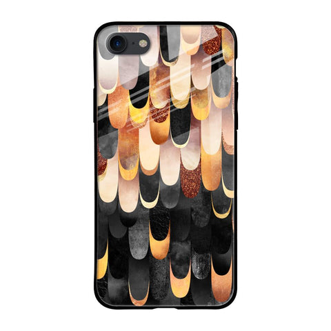 Bronze Abstract iPhone SE 2020 Glass Cases & Covers Online