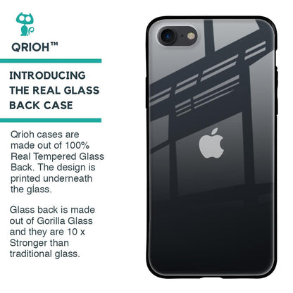 Stone Grey Glass Case For iPhone SE 2020