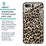 Leopard Seamless Glass Case For iPhone SE 2020