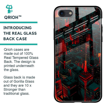 City Light Glass Case For iPhone SE 2020