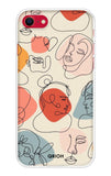 Abstract Faces iPhone SE 2020 Back Cover
