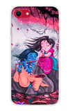 Radha Krishna Art iPhone SE 2020 Back Cover