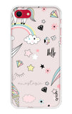 Unicorn Doodle iPhone SE 2020 Back Cover