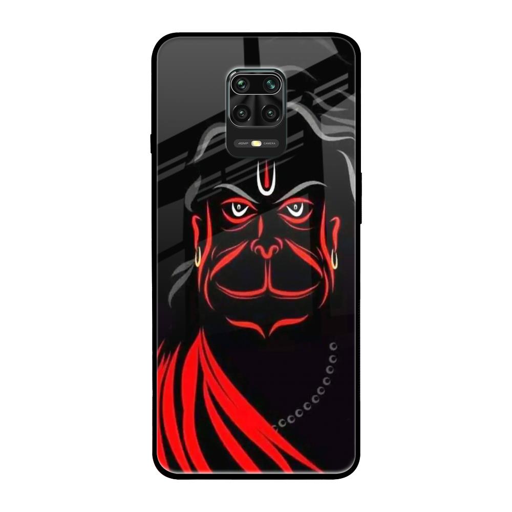 Lord Hanuman Xiaomi Redmi Note 9 Pro Glass Back Cover Online