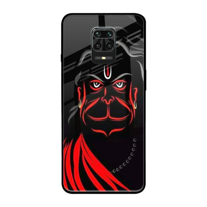 Lord Hanuman Xiaomi Redmi Note 9 Pro Glass Back Cover Online