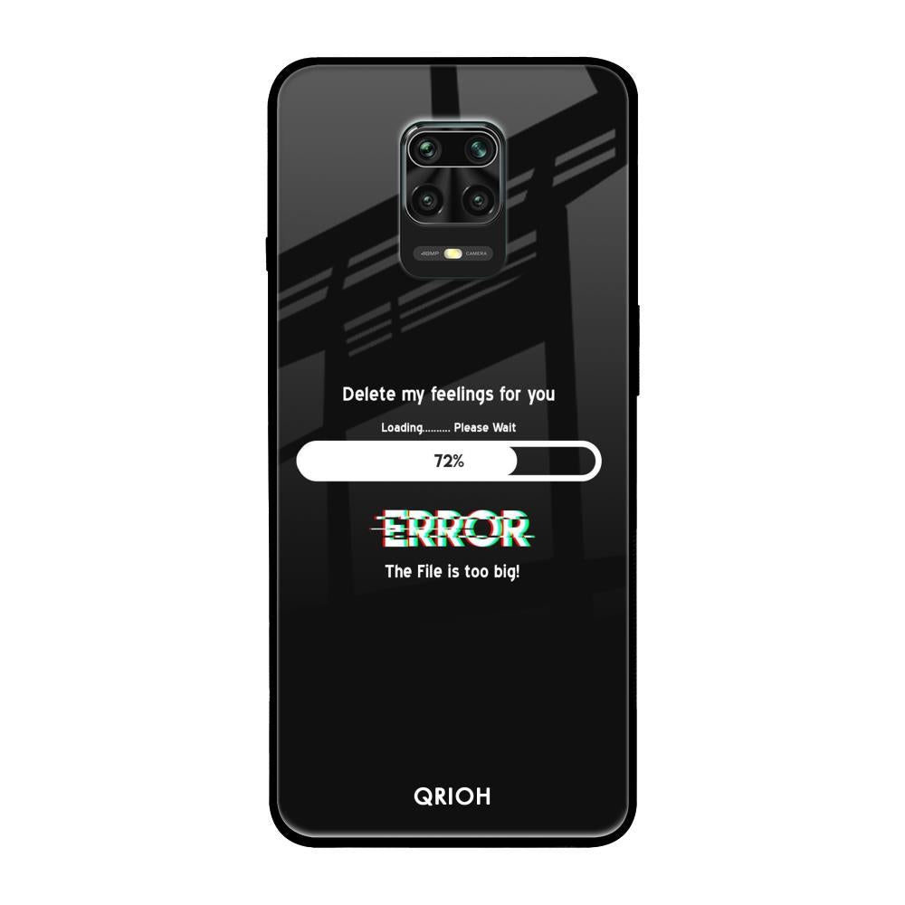 Error Xiaomi Redmi Note 9 Pro Glass Back Cover Online