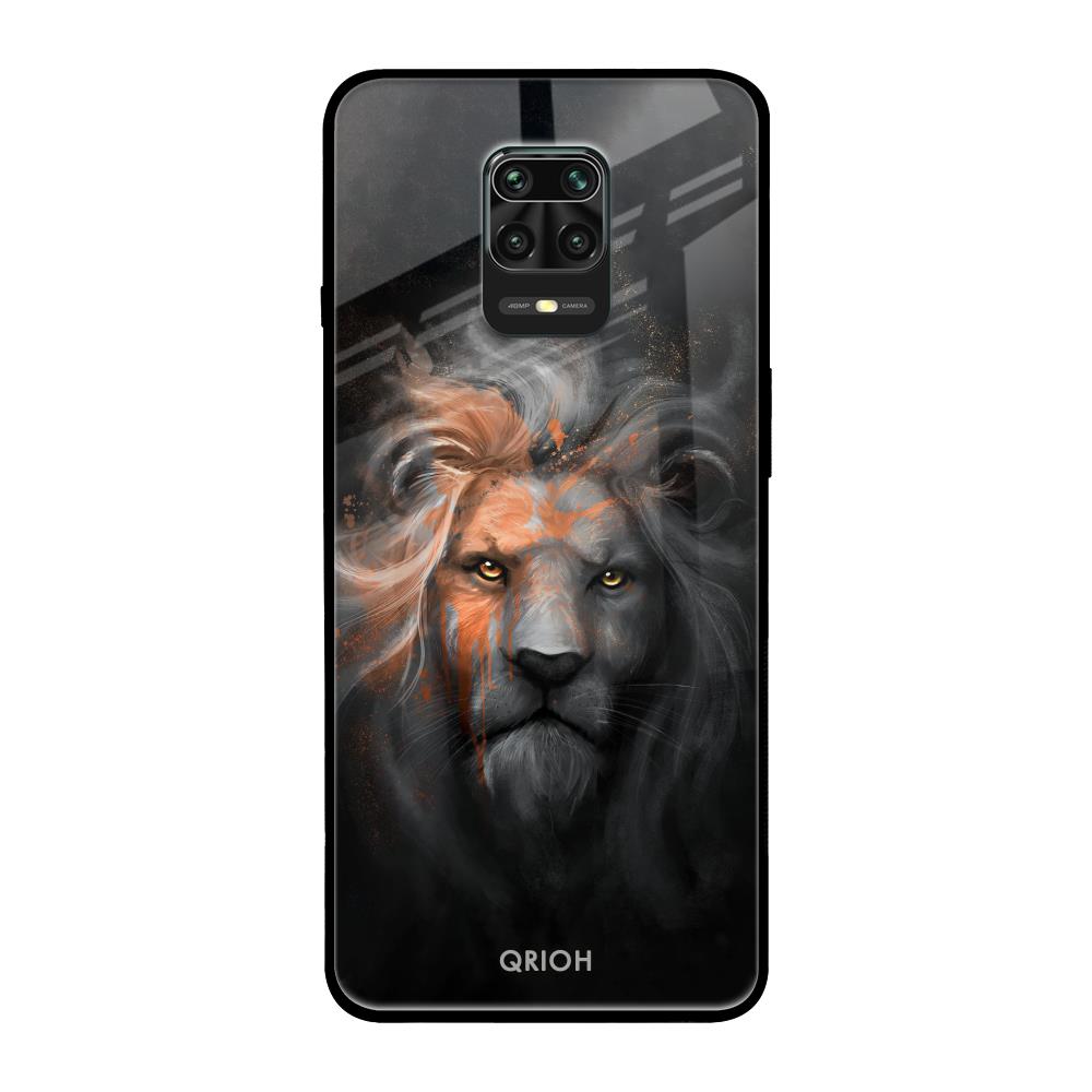 Devil Lion Xiaomi Redmi Note 9 Pro Glass Back Cover Online