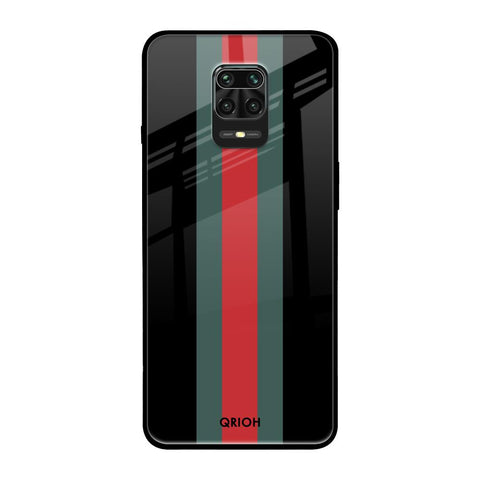 Vertical Stripes Xiaomi Redmi Note 9 Pro Glass Back Cover Online