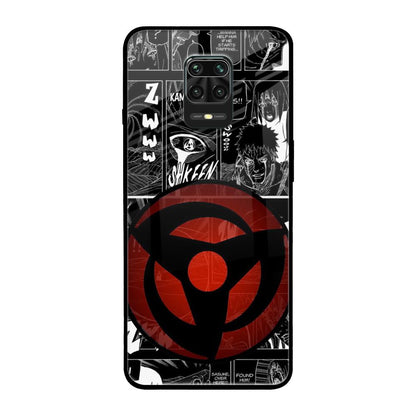 Sharingan Xiaomi Redmi Note 9 Pro Glass Back Cover Online
