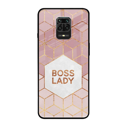 Boss Lady Xiaomi Redmi Note 9 Pro Glass Back Cover Online