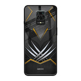 Black Warrior Xiaomi Redmi Note 9 Pro Glass Back Cover Online