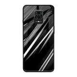 Black & Grey Gradient Redmi Note 9 Pro Glass Cases & Covers Online