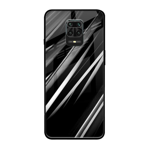 Black & Grey Gradient Redmi Note 9 Pro Glass Cases & Covers Online