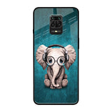 Adorable Baby Elephant Redmi Note 9 Pro Glass Cases & Covers Online
