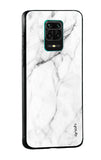 Modern White Marble Glass case for Xiaomi Mi 10i 5G