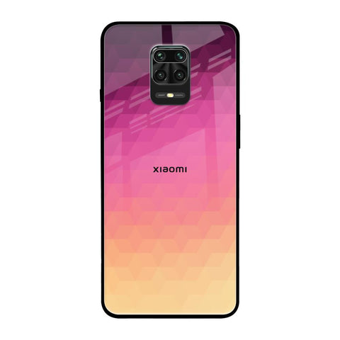 Geometric Pink Diamond Xiaomi Redmi Note 9 Pro Glass Back Cover Online