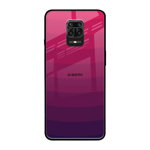 Wavy Pink Pattern Xiaomi Redmi Note 9 Pro Glass Back Cover Online