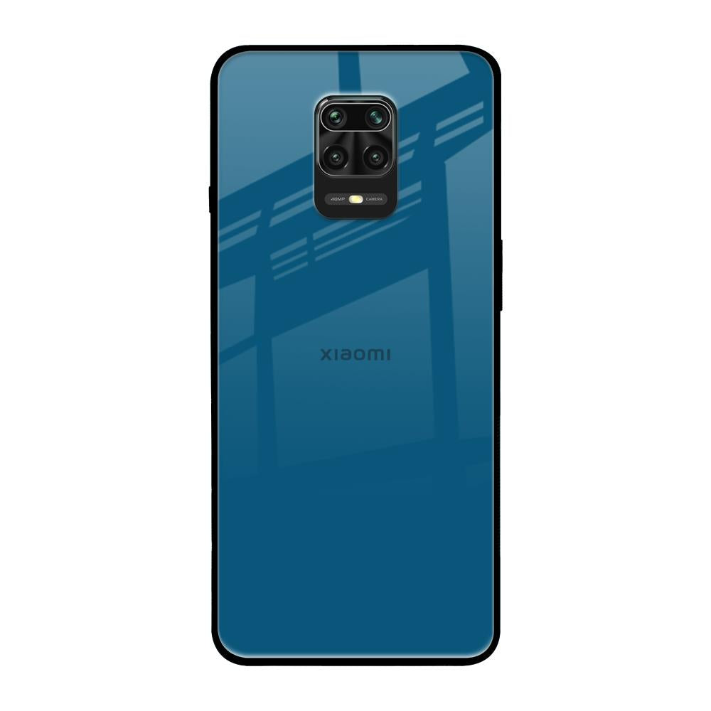 Cobalt Blue Xiaomi Redmi Note 9 Pro Glass Back Cover Online